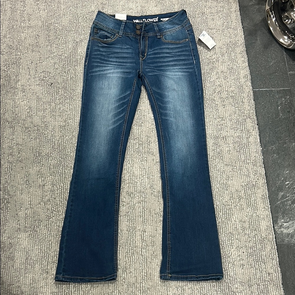 NWT Y2K Wallflower Blue Boot Cut Jeans Classic Style